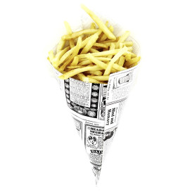 Cono di Carta Greaseproof Parchment 340mm 400g (1.000 Pezzi)