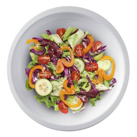 Piatto Plastica Piano Bianco Round PP Ø220mm (50 Pezzi)