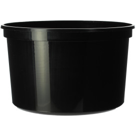 Coppette Plastico Nera 500ml  Ø11,5cm (500 Pezzi)