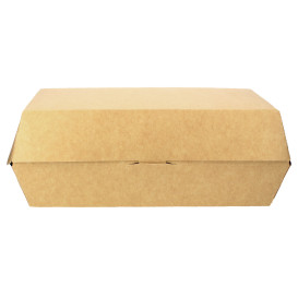 Contenitore per Sandwich Kraft 20x10x8cm (25 Pezzi)