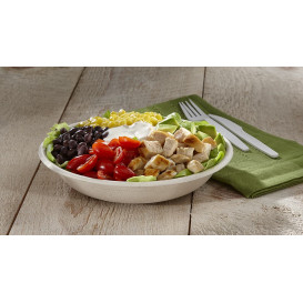 Ciotola Bio di Canna da Zucchero 750ml Ø21x4cm (75 Pezzi)