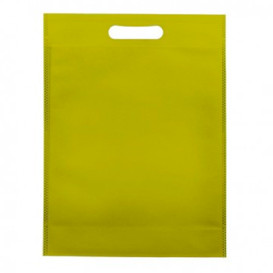 Sacchetto TNT Manico Fustellato Pistacchio 30+10x40cm (25 Pezzi)