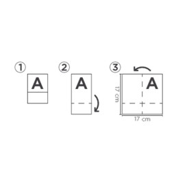 Tovagliolo di Carta Kraft 17x17cm (200 Pezzi)