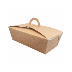 Contenitore di Cibo "Doggy Bag" Kraft 12,5x25x7,5cm (250 Pezzi)