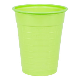 Bicchiere di Plastica PS Verde 200ml Ø7cm (50 Pezzi)