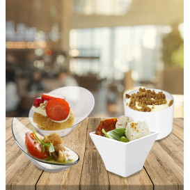 Ciotola Degustazione Durable SAN "Pagoda" Bianco 88ml (96 Pezzi)