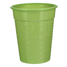 Bicchiere di Plastica PS  Verde 200ml Ø7cm (1.500 Pezzi)