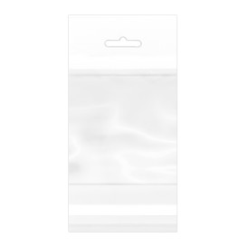 Sacchetti Polipropilene BOPP Piega Adesivo e Foro Europeo 7x10cm G160 (100 Pezzi)