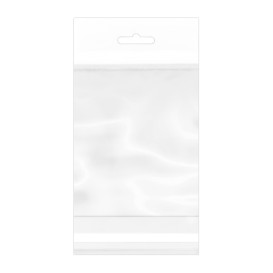 Sacchetti Polipropilene BOPP Piega Adesivo e Foro Europeo 10x15cm G160 (100 Pezzi)