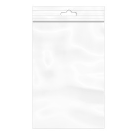 Sacchetti in PE Chiusura Zip e Foro Europeo 8x12cm G200 (1000 Pezzi)