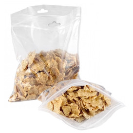 Sacchetti in PE Chiusura Zip e Foro Europeo 10x15cm G200 (1000 Pezzi)