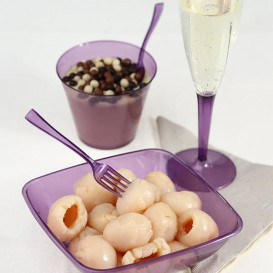 Cucchiaio di Plastica Premium Prugna 160mm (180 Pezzi)