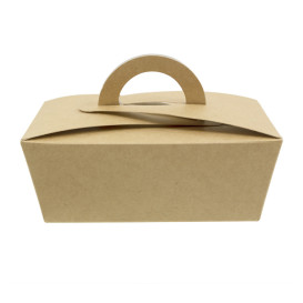 Contenitore di Cibo "Doggy Bag" Kraft 12x9x5cm (350 Pezzi)