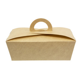 Contenitore di Cibo "Doggy Bag" Kraft 16x9,5x6cm (25 Pezzi)