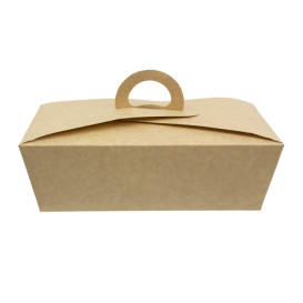 Contenitore di Cibo "Doggy Bag" Kraft 20x10x7cm (140 Pezzi)