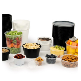 Contenitore in PP Trasparente per Salse con Coperchio 2Oz/60ml (2.000 Pezzi)