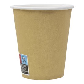 Bicchiere Carta 9 Oz/280ml Kraft-Kraft Ø8,1cm (50 Pezzi)