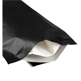 Busta per Posate con Tovaglioli Nero 11x25cm (100 Pezzi)