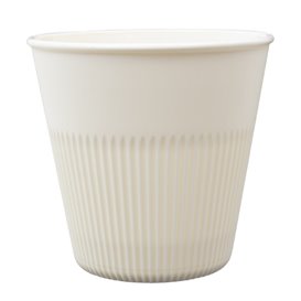 Bicchiere Riutilizzabile Durevole in PP Crema 230ml Ø9,6cm (25 Pezzi)