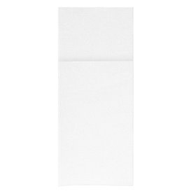 Tovagliolo Portaposate di Carta Micro Point 33x40cm Bianco (60 Pezzi)