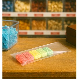 Sacchetti di Polietilene Senza Chiusura 7,5x20cm G100 (1000 Pezzi)