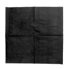Tovagliolo di Carta Cocktail 20x20cm Nero (100 Pezzi)